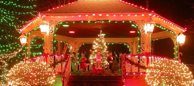 Custom Christmas Pergola