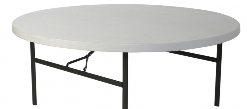 6-ft Round Table